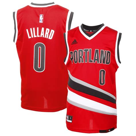 adidas damian lillard replica jersey|damian lillard jersey for sale.